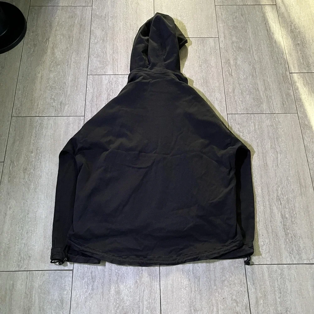 Diesel Jacket Mens Small Black D-Hennes Jogg JoggJeans Hooded Parka Full Zip